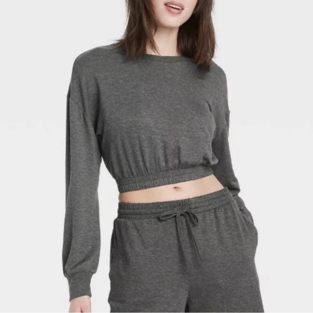 Colsie Lounge cropped Top